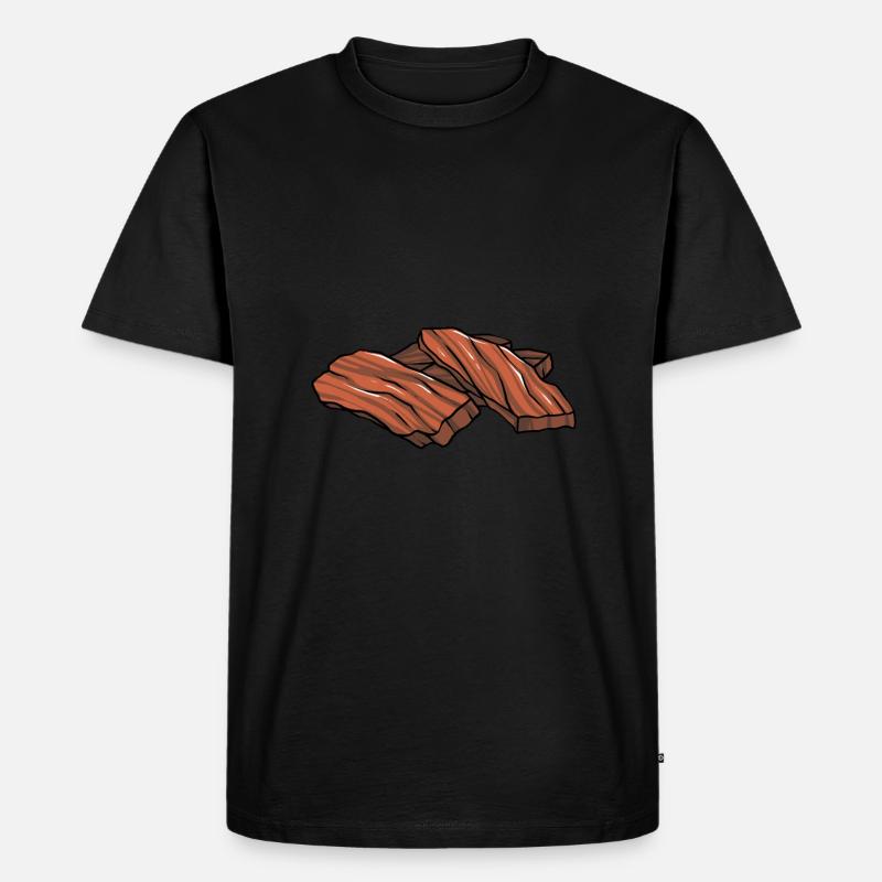 Beef Jerky Geschenk - Männer Premium Bio T-Shirt - Schwarz