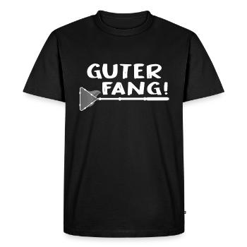 pêche à la glace pêche bon filet de pêche - T-shirt Premium bio Homme - noir - Devant - Nico (187cm)