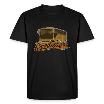 Bus Babes | Bus driver Bus driver gift - Men's Premium Organic T-Shirt - black - Front - Nico (187cm)