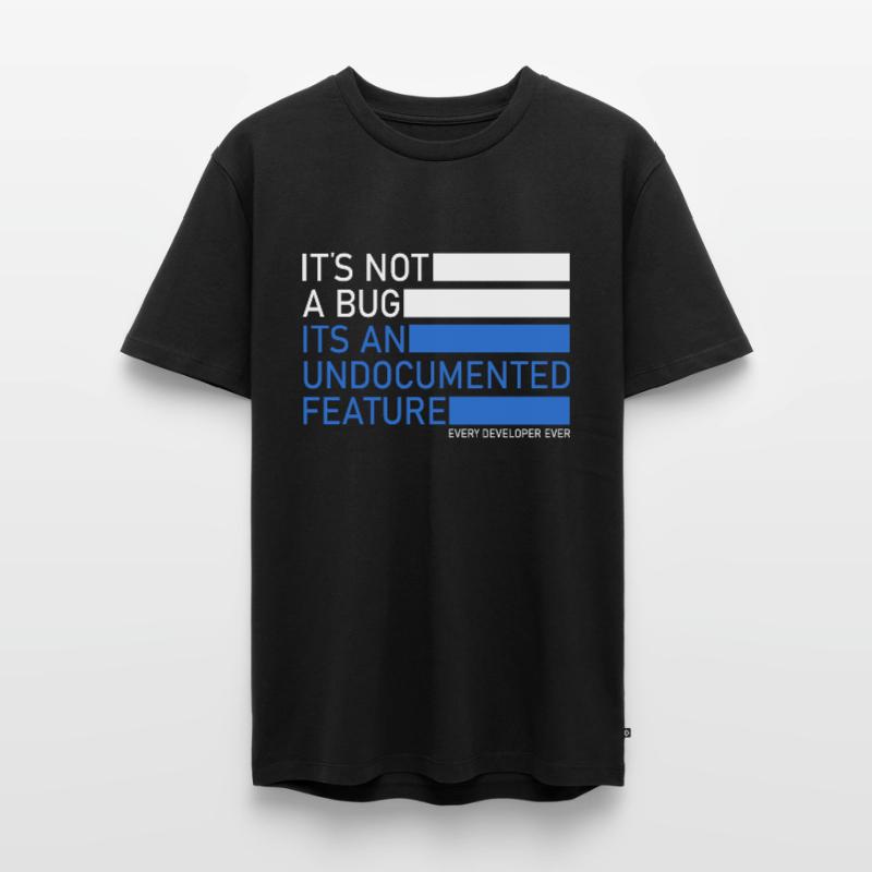 Computer scientist Its not a bug computer science student Men's Premium Organic T-Shirt