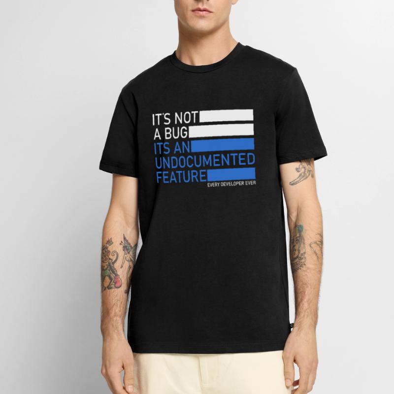 Computer scientist Its not a bug computer science student Men's Premium Organic T-Shirt