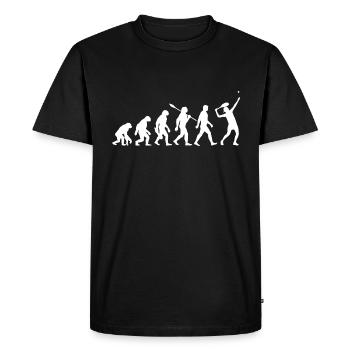 Evolution Tennis - Tennis Players - Men's Premium Organic T-Shirt - black - Front - Nico (187cm)