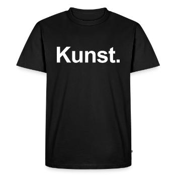 ART - T-shirt Premium bio Homme - noir - Devant - Nico (187cm)