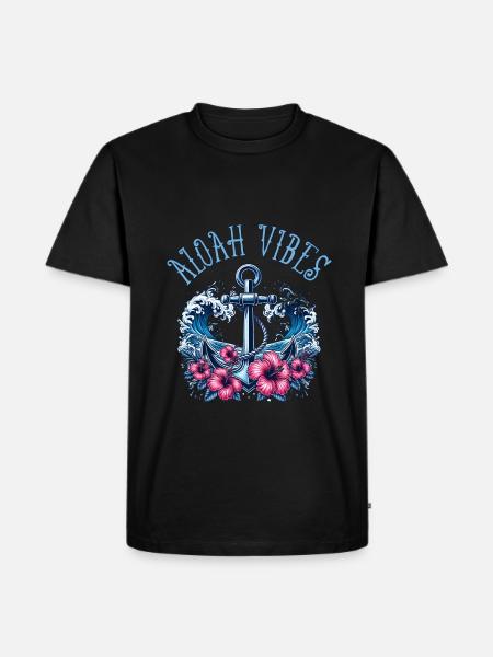 Aloha Vibes - Men's Premium Organic T-Shirt - black