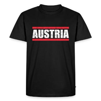 Autriche - T-shirt Premium bio Homme - noir - Devant - Nico (187cm)
