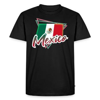 Mexique - T-shirt Premium bio Homme - noir - Devant - Nico (187cm)