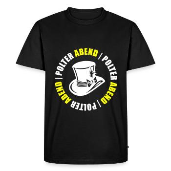 Enterrement de vie de garçon enterrement de vie de garçon - T-shirt Premium bio Homme - noir - Devant - Nico (187cm)