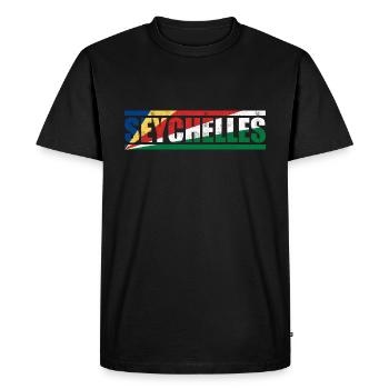 Seychelles - T-shirt Premium bio Homme - noir - Devant - Nico (187cm)