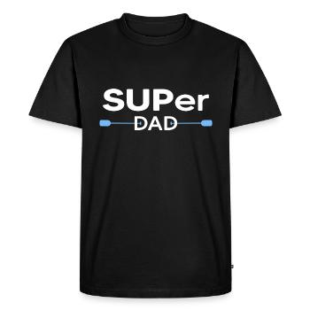 stand up paddle SUP paddle Papa Motivation Stand Up - T-shirt Premium bio Homme - noir - Devant - Nico (187cm)