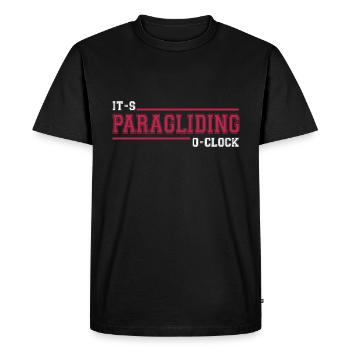parapente parapente parapente-temps - T-shirt Premium bio Homme - noir - Devant - Nico (187cm)