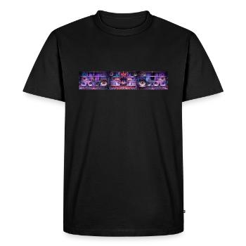 Psymming--Tümpel - Männer Premium Bio T-Shirt - Schwarz - Vorne - Nico (187cm)