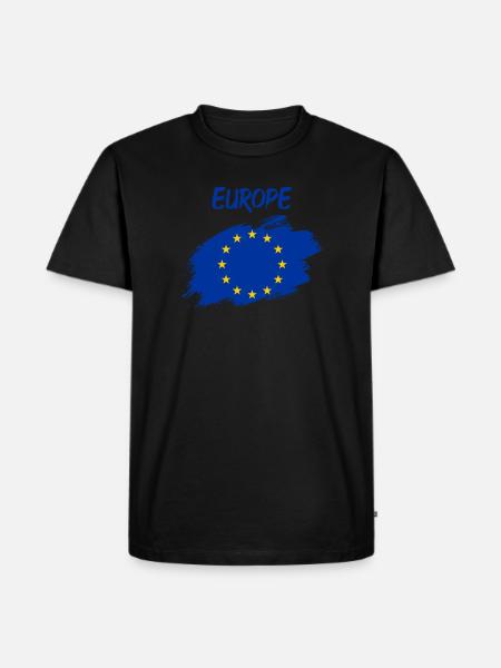 Europe Union européenne - T-shirt Premium bio Homme - noir
