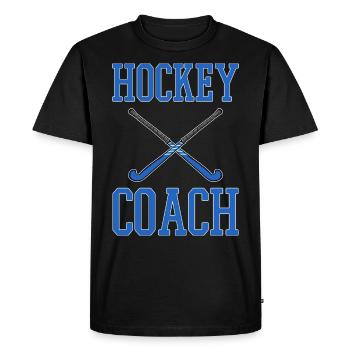 Hockey sur glace - T-shirt Premium bio Homme - noir - Devant - Nico (187cm)