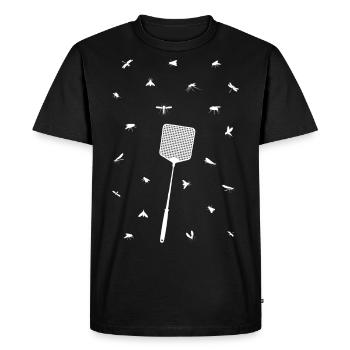 Jolie mouche - T-shirt Premium bio Homme - noir - Devant - Nico (187cm)