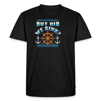 Cadeau drôle de chemise de bateau de bateau de croisière - T-shirt Premium bio Homme - noir - Devant - Nico (187cm)