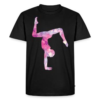 Gymnastics and gymnastics - Men's Premium Organic T-Shirt - black - Front - Nico (187cm)