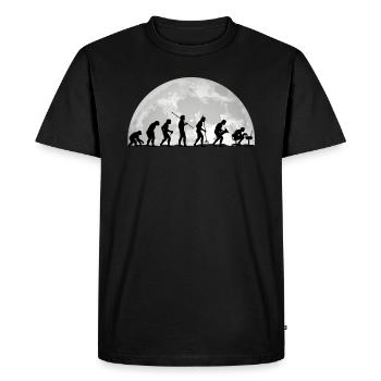 Evolution Geek Programmeur d’ordinateur cadeau - T-shirt Premium bio Homme - noir - Devant - Nico (187cm)