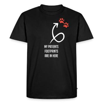 Idée cadeau de gardien de zoo vétérinaire - T-shirt Premium bio Homme - noir - Devant - Nico (187cm)