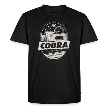 AC Cobra - Sportscar - Cadeau Emblème - T-shirt Premium bio Homme - noir - Devant - Nico (187cm)