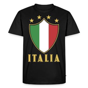 Maillot Italia Italia - T-shirt Premium bio Homme - noir - Devant - Nico (187cm)