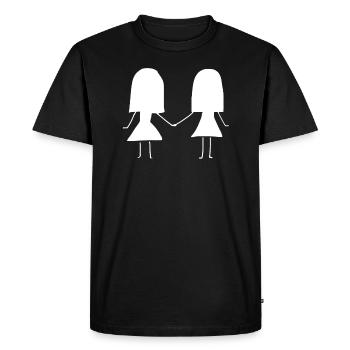 meilleure amie - T-shirt Premium bio Homme - noir - Devant - Nico (187cm)