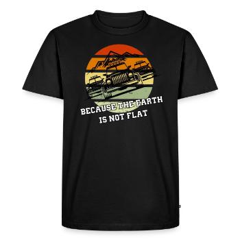 Off Road 4X4 Vintage Retro 70 Geländewagen - T-shirt Premium bio Homme - noir - Devant - Nico (187cm)