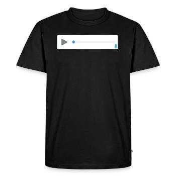 Voice Messages Audio Files - Men's Premium Organic T-Shirt - black - Front - Nico (187cm)