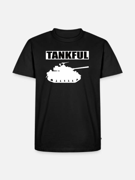 Tank Tankful Tank Driver - Men's Premium Organic T-Shirt - black