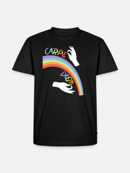 Carpe diem - T-shirt Premium bio Homme - noir
