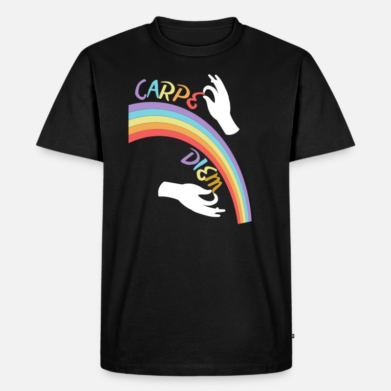 Carpe diem - Men's Premium Organic T-Shirt - black