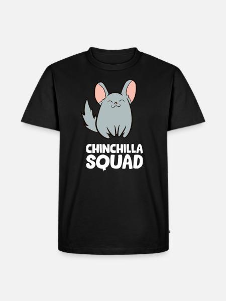 Chinchilla - Chinchilla Squad - Men's Premium Organic T-Shirt - black