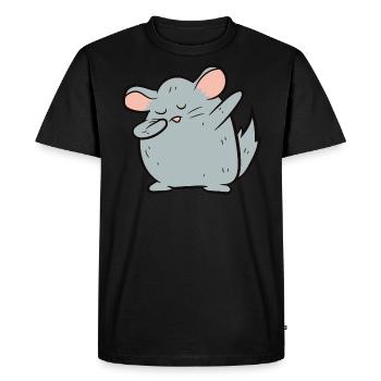 Chinchilla - Dab, dabbing, dancing - Men's Premium Organic T-Shirt - black - Front - Nico (187cm)