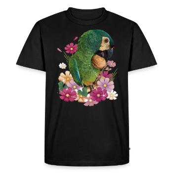 The Maracanã - Men's Premium Organic T-Shirt - black - Front - Nico (187cm)