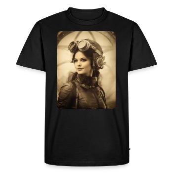 ready for take-off - Men's Premium Organic T-Shirt - black - Front - Nico (187cm)