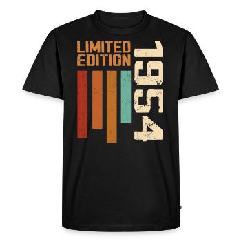 Vintage 1954 Cadeau d’anniversaire 1954 Retro 1954 - T-shirt Premium bio Homme - noir - Devant - Nico (187cm)