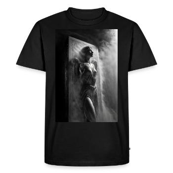 Frozen Angel - Men's Premium Organic T-Shirt - black - Front - Nico (187cm)