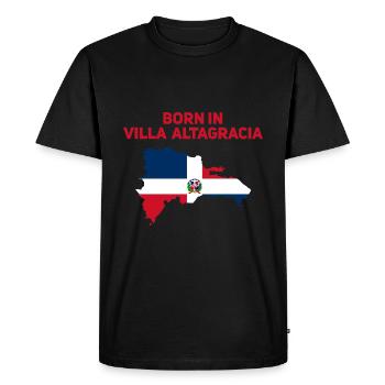République dominicaine - T-shirt Premium bio Homme - noir - Devant - Nico (187cm)
