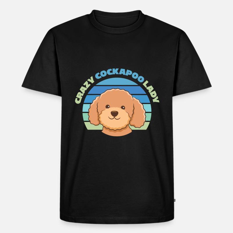 Cockapoo - Männer Premium Bio T-Shirt - Schwarz