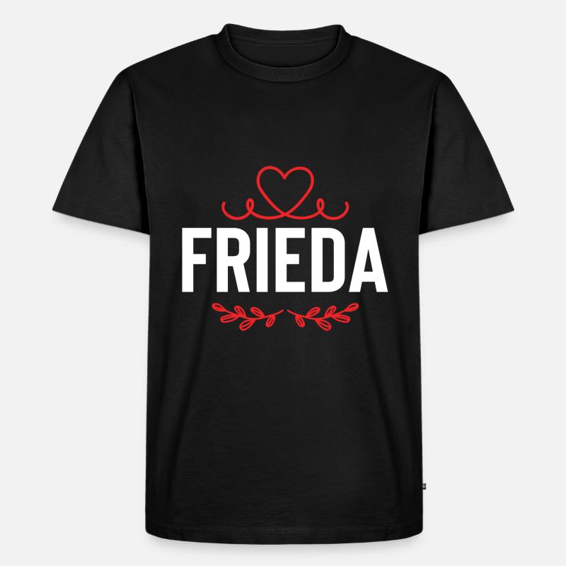 Frieda - Männer Premium Bio T-Shirt - Schwarz