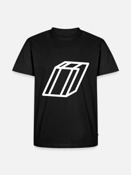 Rahmenbrief I - Männer Premium Bio T-Shirt - Schwarz