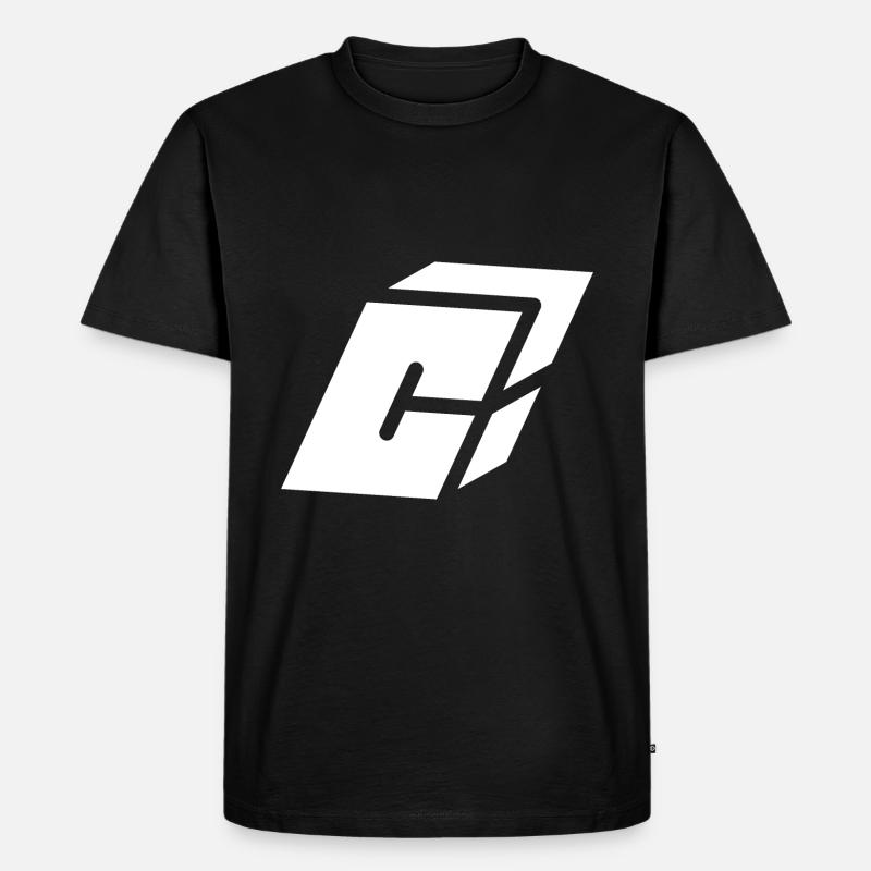 Abstract C-Brief - Männer Premium Bio T-Shirt - Schwarz