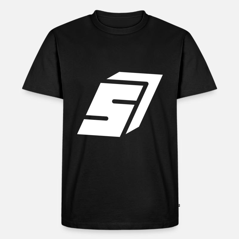 Abstract Nummer 5 - Männer Premium Bio T-Shirt - Schwarz