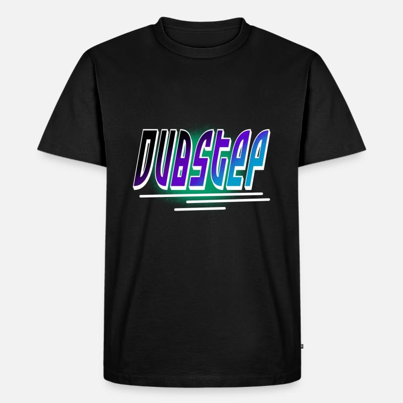 Dubstep - Männer Premium Bio T-Shirt - Schwarz