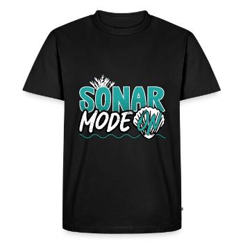Conception en sciences de la mer pour un étudiant en océan - T-shirt Premium bio Homme - noir - Devant - Nico (187cm)
