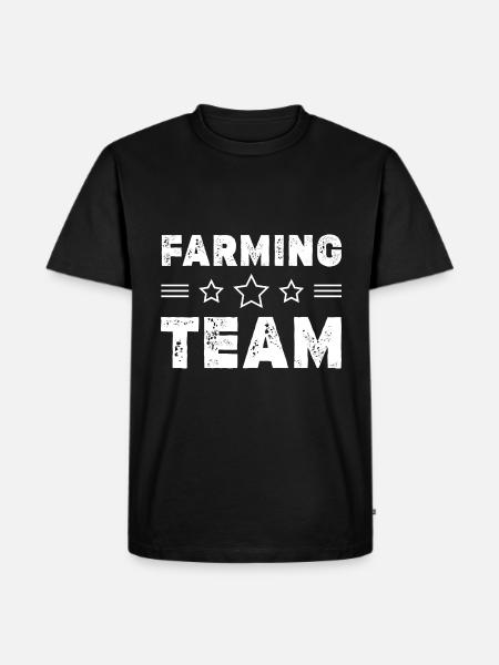 Équipe agricole - T-shirt Premium bio Homme - noir