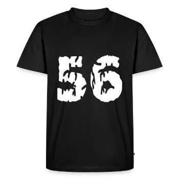 56 Number Jersey - Men's Premium Organic T-Shirt - black - Front - Nico (187cm)