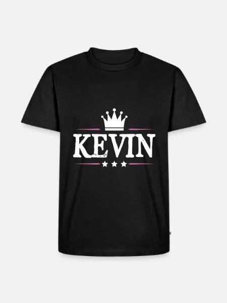 Kevin - Men's Premium Organic T-Shirt - black