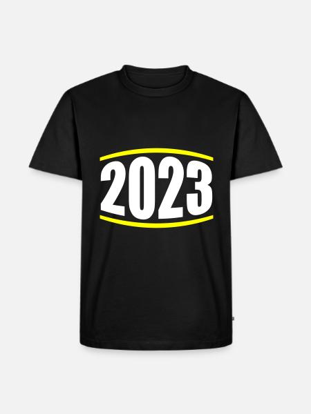 2023 year - Men's Premium Organic T-Shirt - black