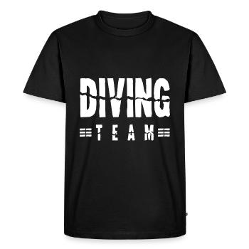 Équipe de plongée - T-shirt Premium bio Homme - noir - Devant - Nico (187cm)