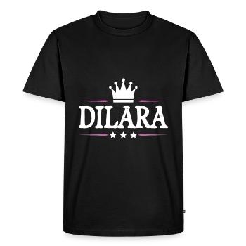 Daniel - T-shirt Premium bio Homme - noir - Devant - Nico (187cm)